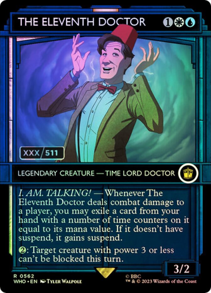 The Eleventh Doctor card front