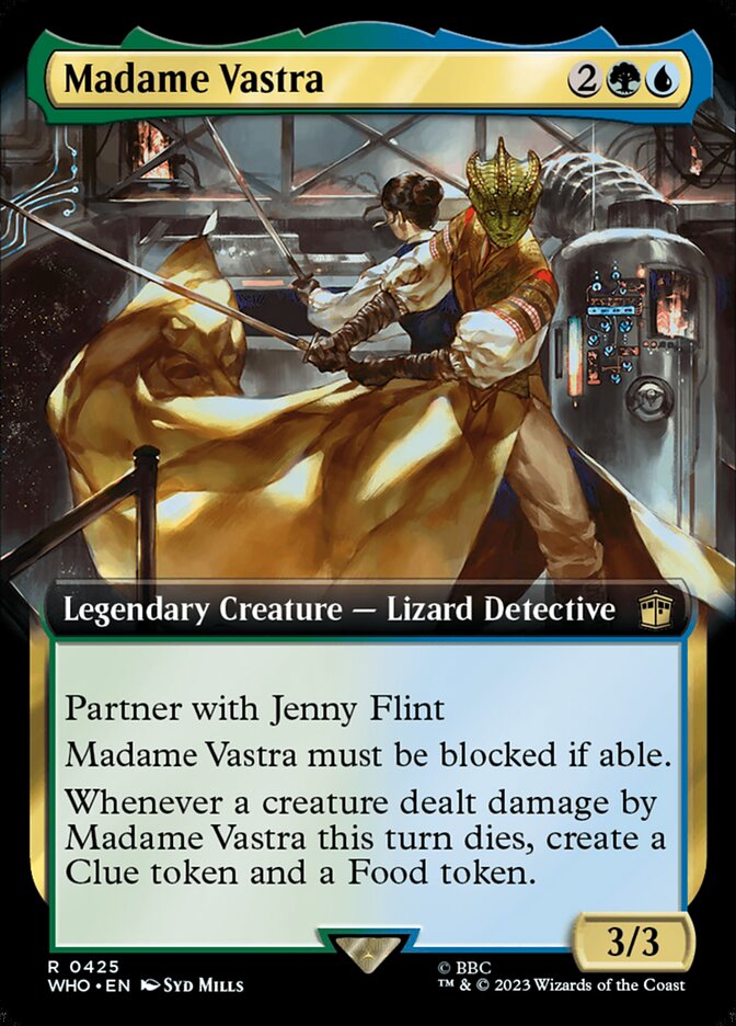 Madame Vastra card front