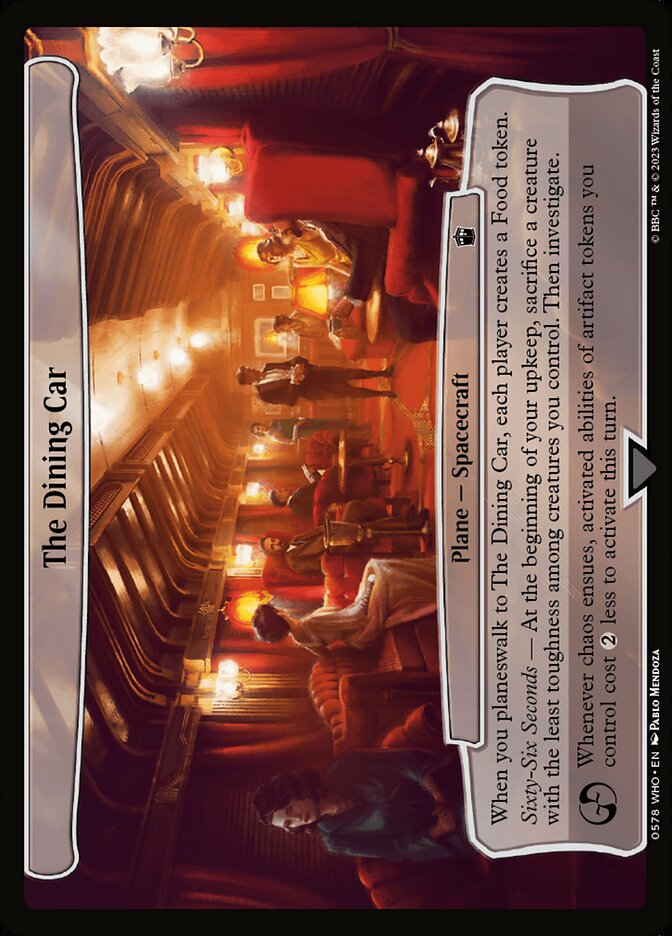 The Dining Car card front