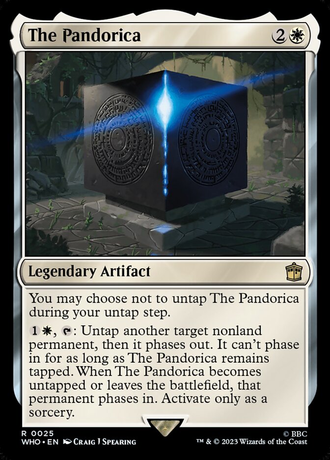 The Pandorica card front