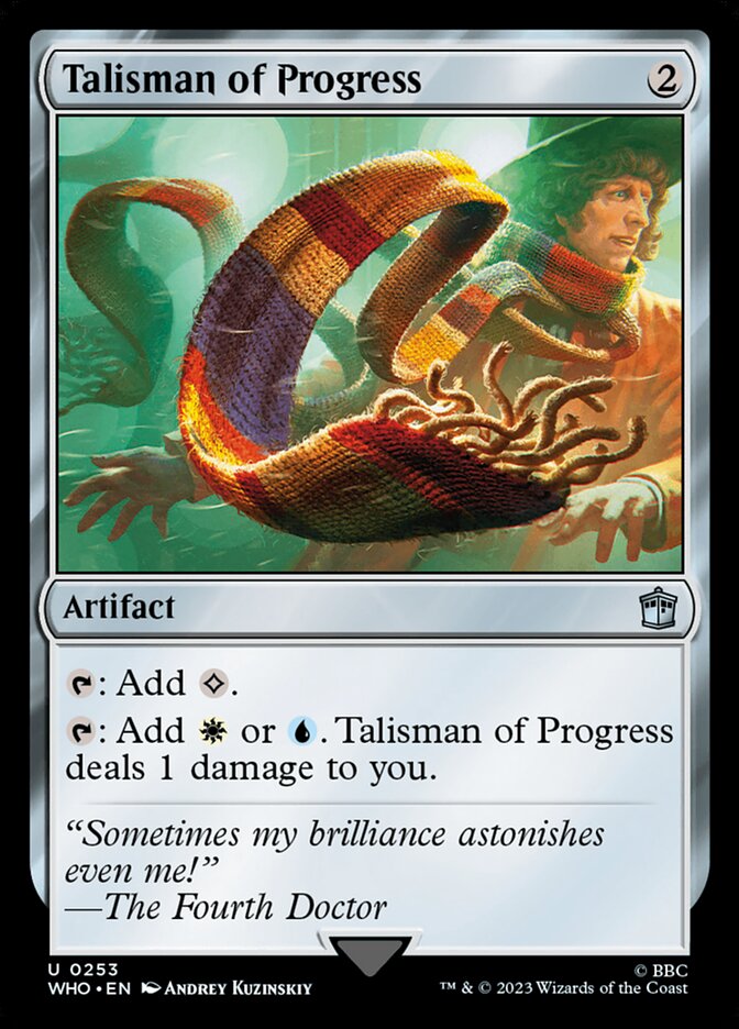 Talisman of Progress card front