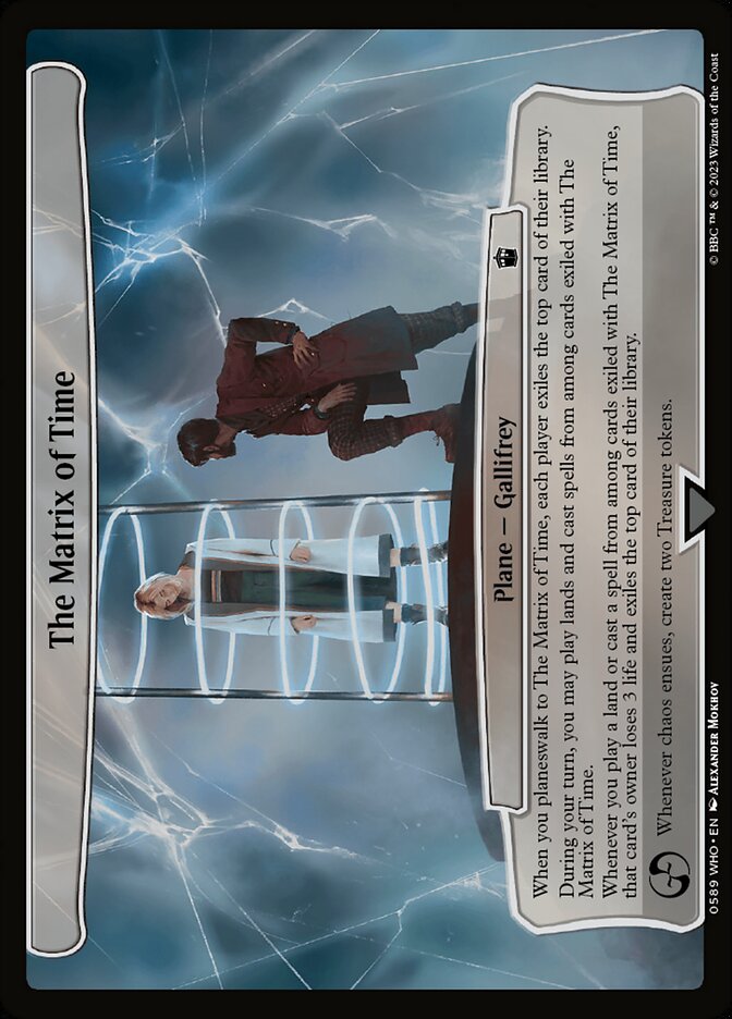 The Matrix of Time card front