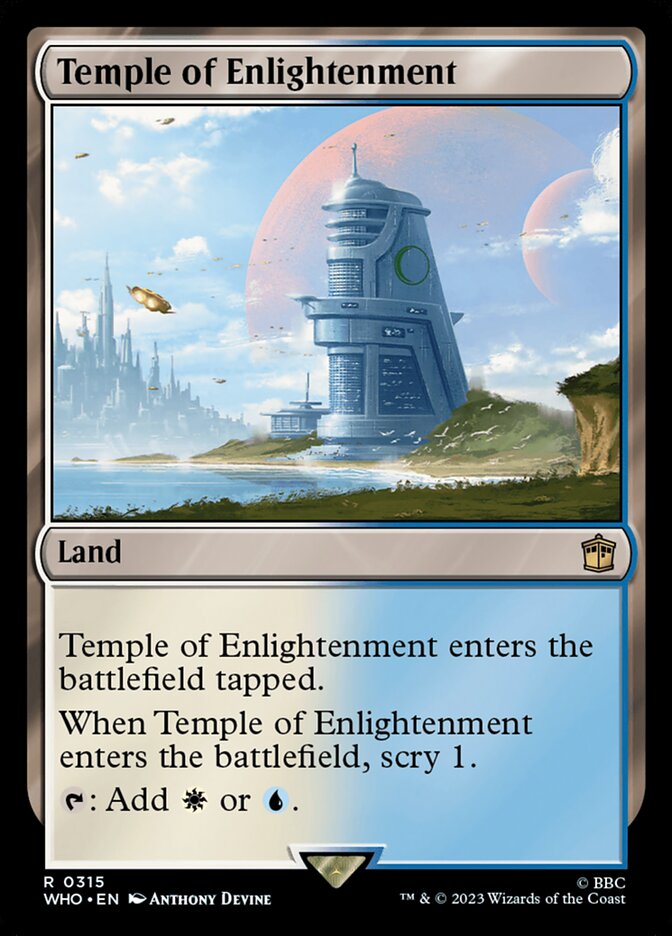 Temple of Enlightenment card front