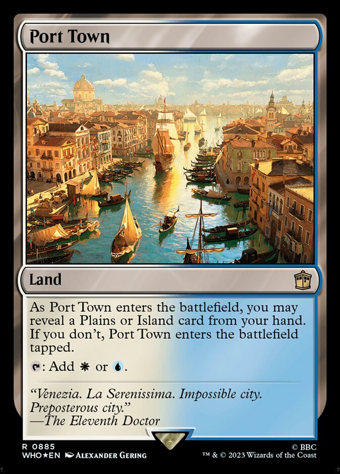 Port Town card front