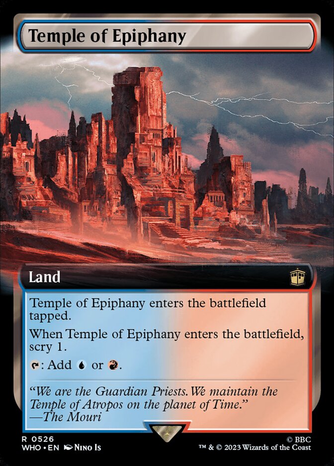 Temple of Epiphany card front