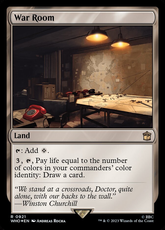 War Room card front