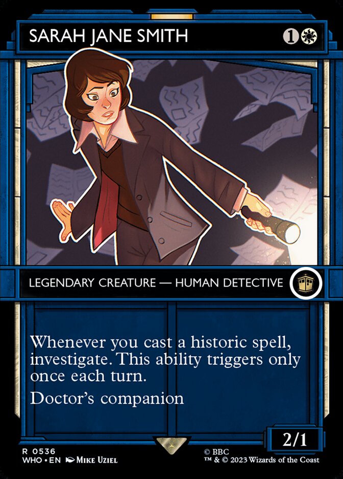Sarah Jane Smith card front