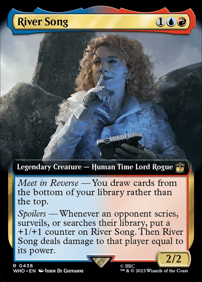 River Song card front