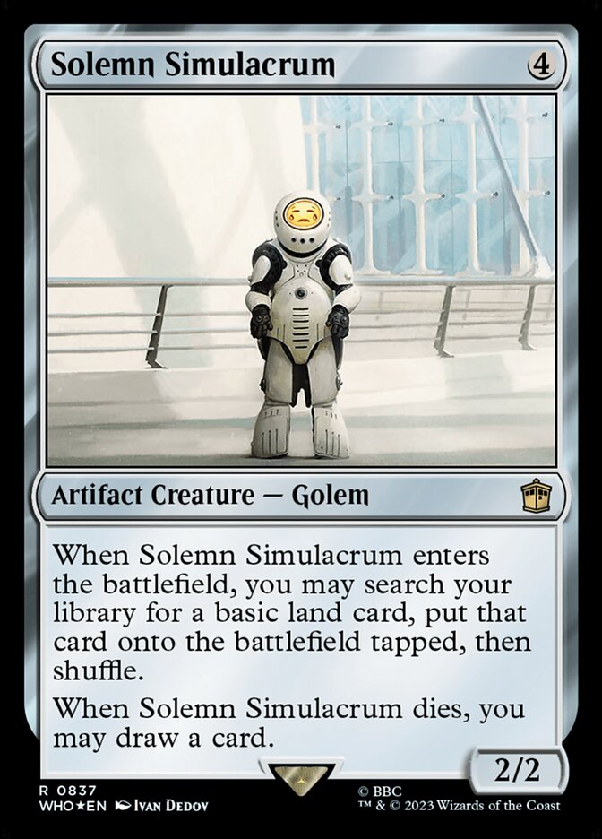 Solemn Simulacrum card front