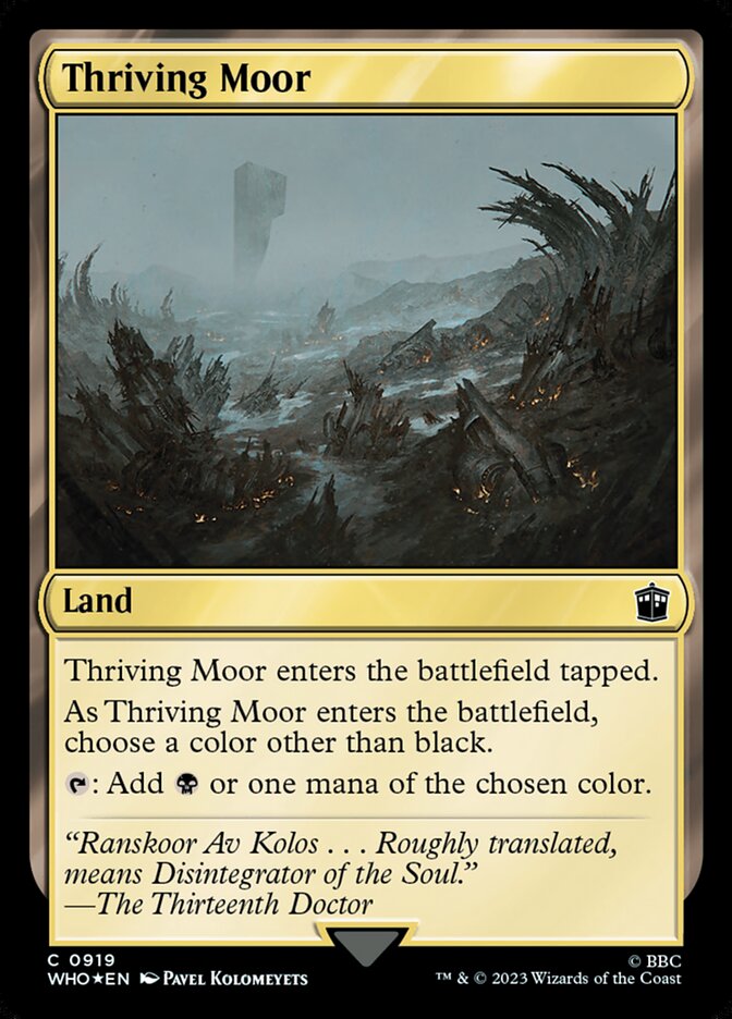 Thriving Moor card front