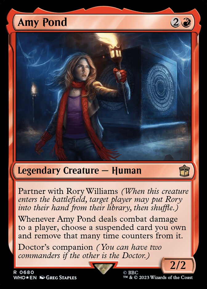 Amy Pond card front