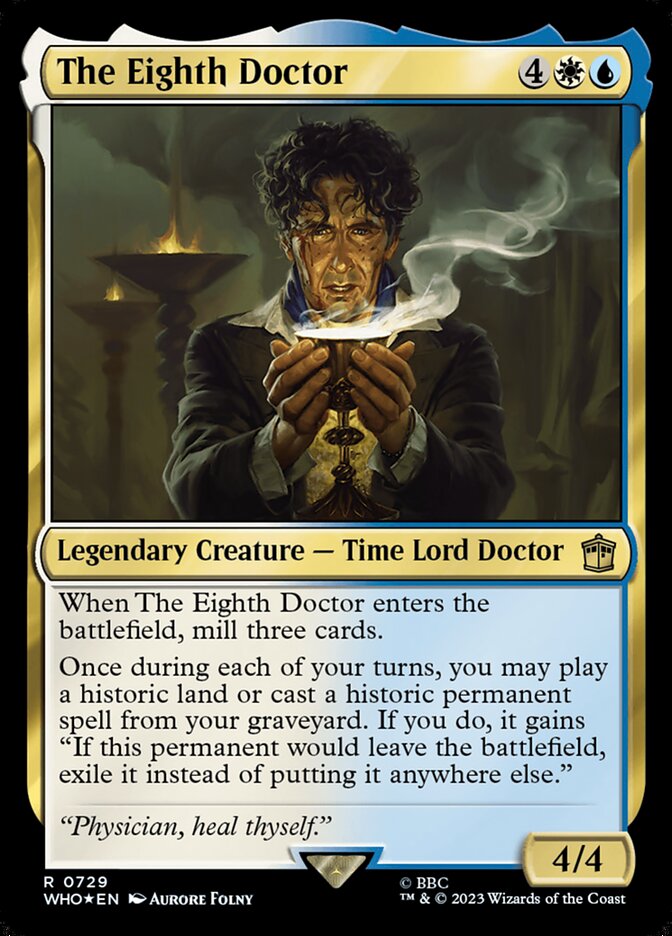 The Eighth Doctor card front