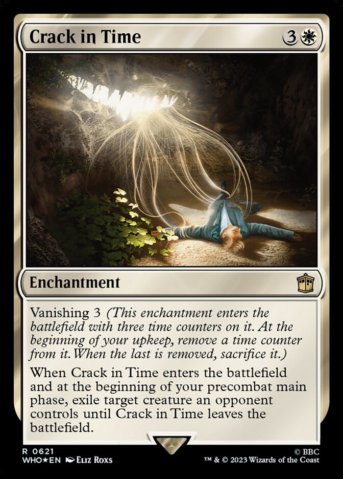 Crack in Time card front