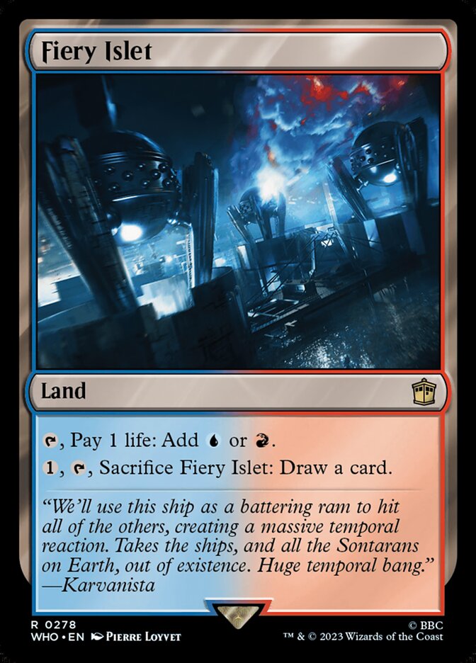 Fiery Islet card front
