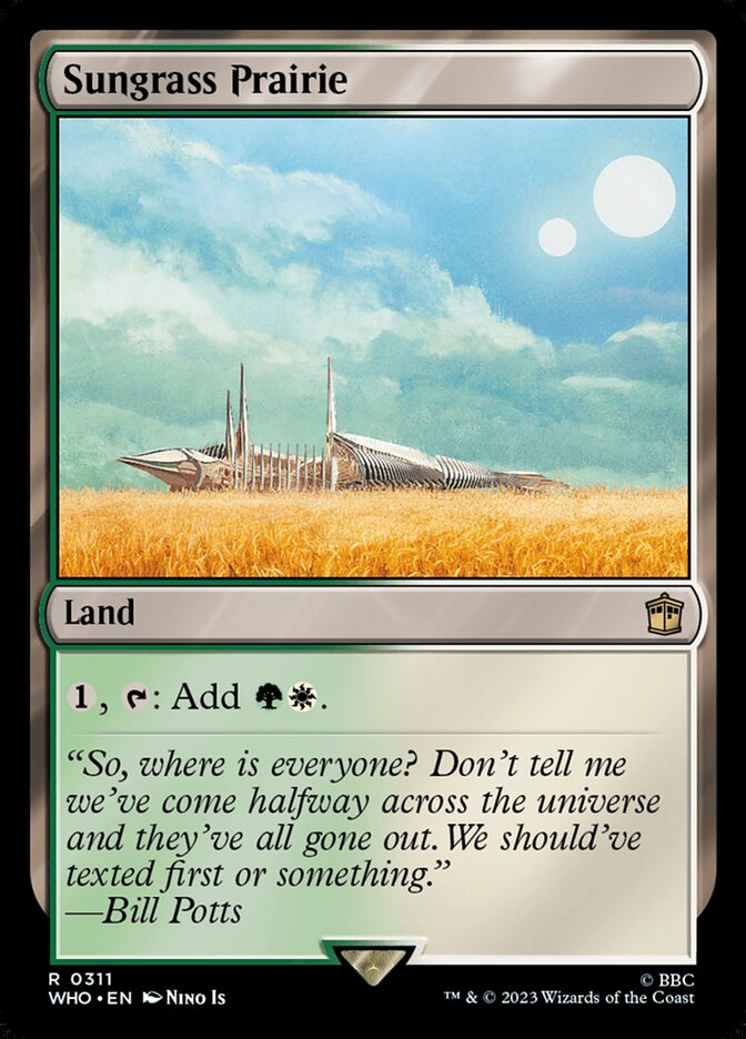 Sungrass Prairie card front