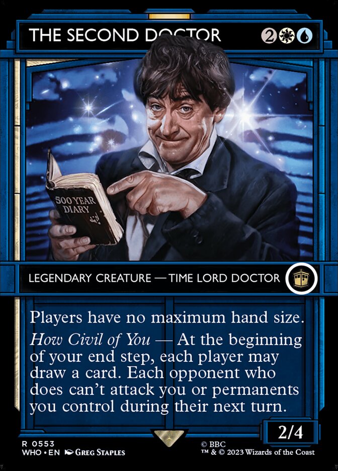 The Second Doctor card front
