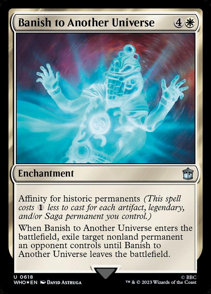Banish to Another Universe card front