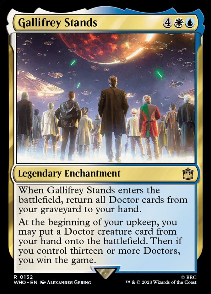 Gallifrey Stands card front
