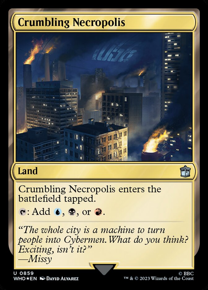 Crumbling Necropolis card front
