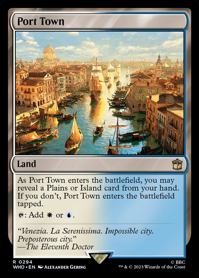 Port Town card front