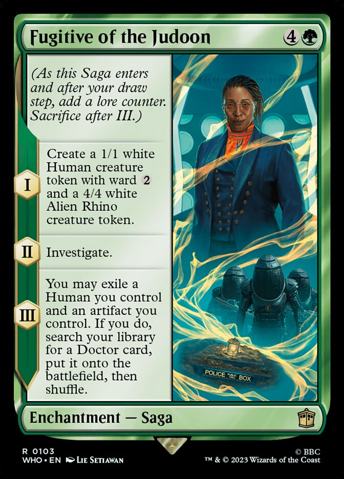 Fugitive of the Judoon card front