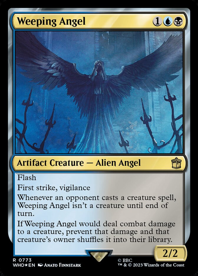 Weeping Angel card front