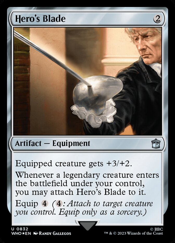 Hero's Blade card front