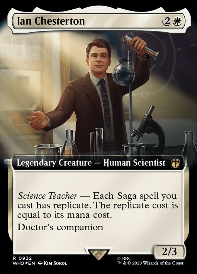 Ian Chesterton card front