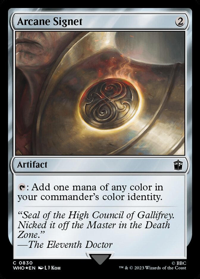 Arcane Signet card front