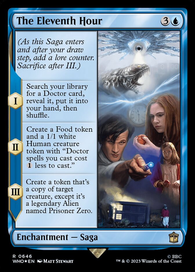 The Eleventh Hour card front