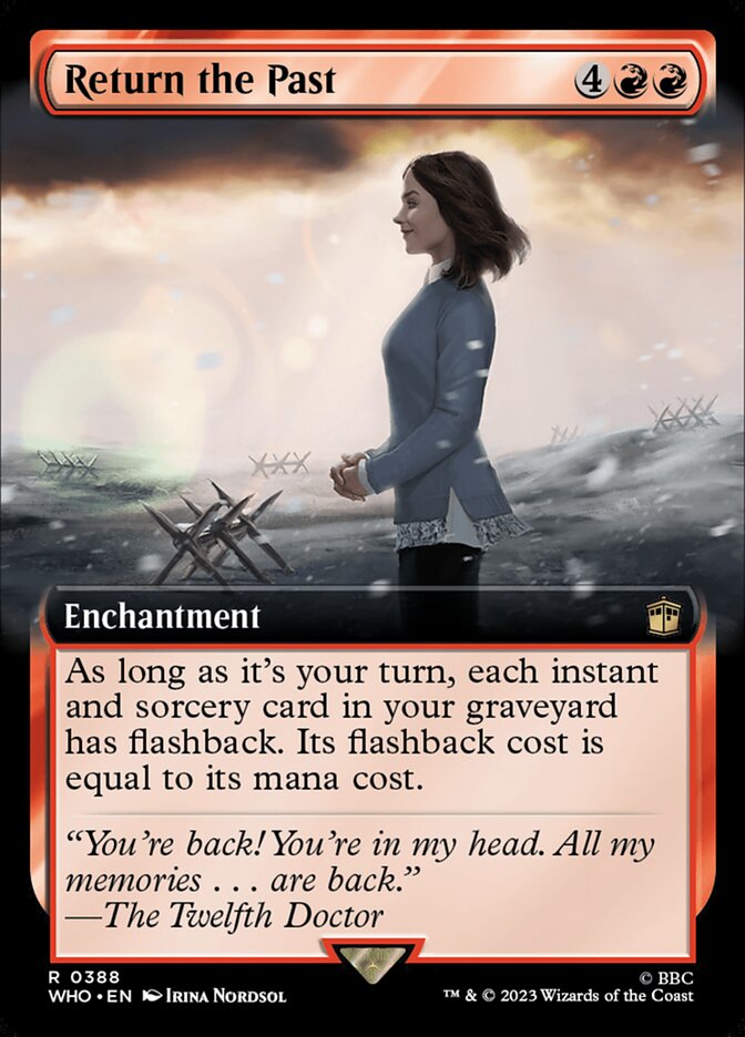 Return the Past card front