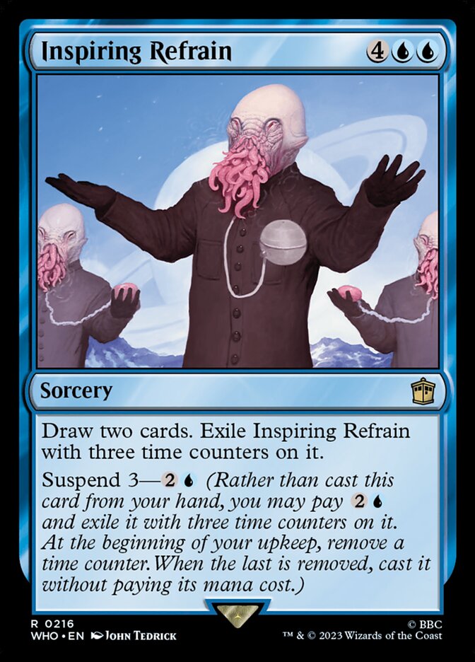 Inspiring Refrain card front