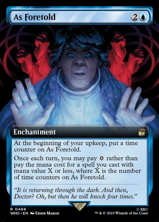 As Foretold card front