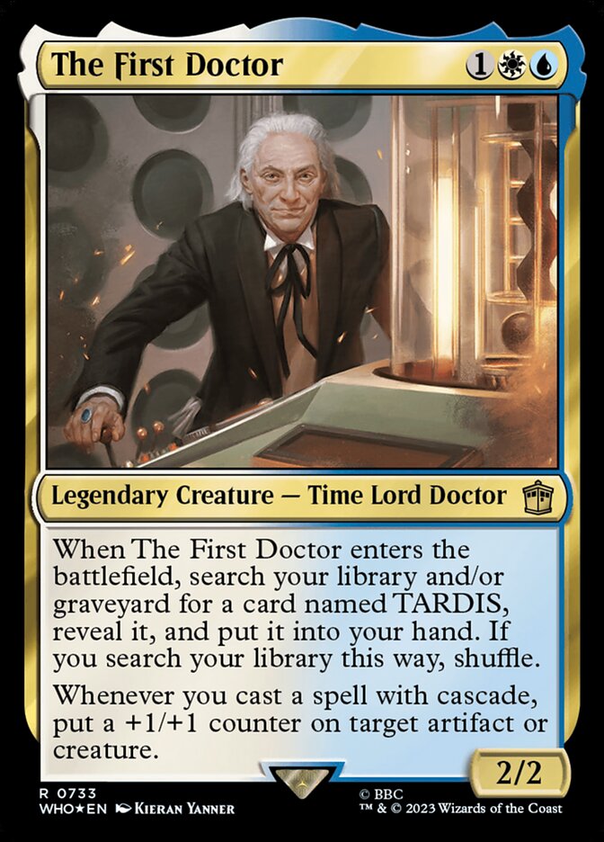 The First Doctor card front