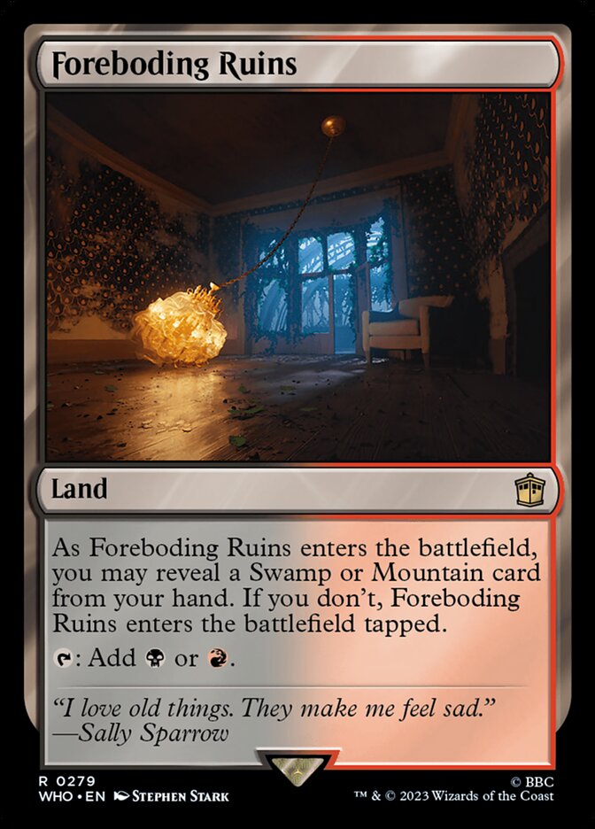Foreboding Ruins card front