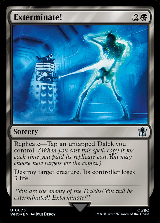 Exterminate! card front