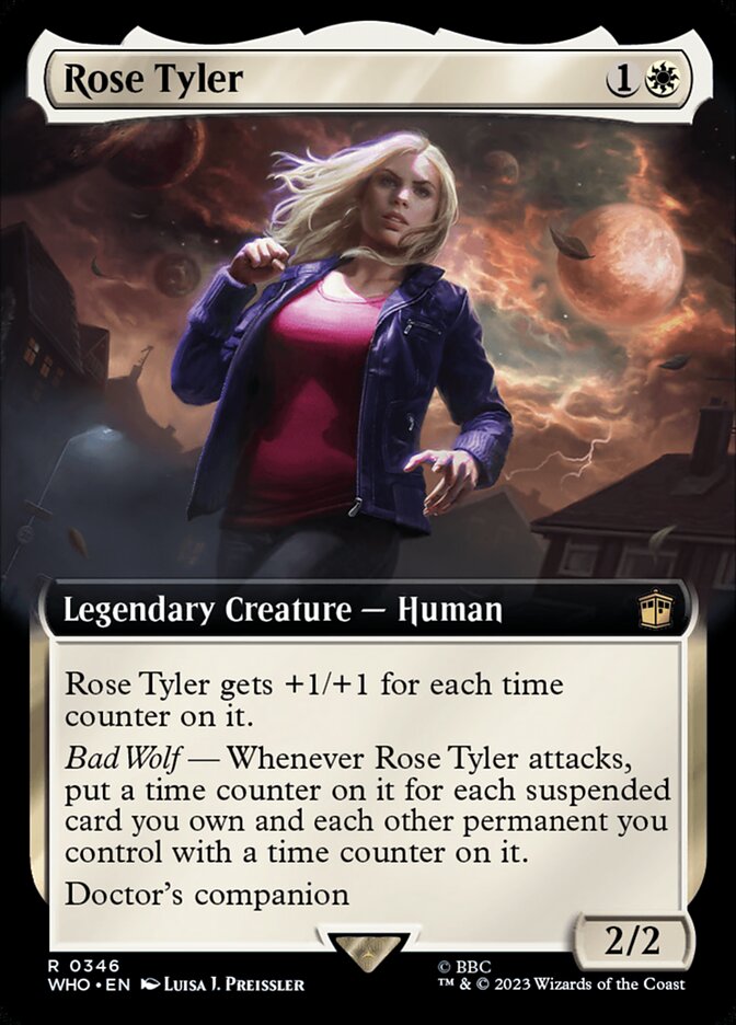 Rose Tyler card front