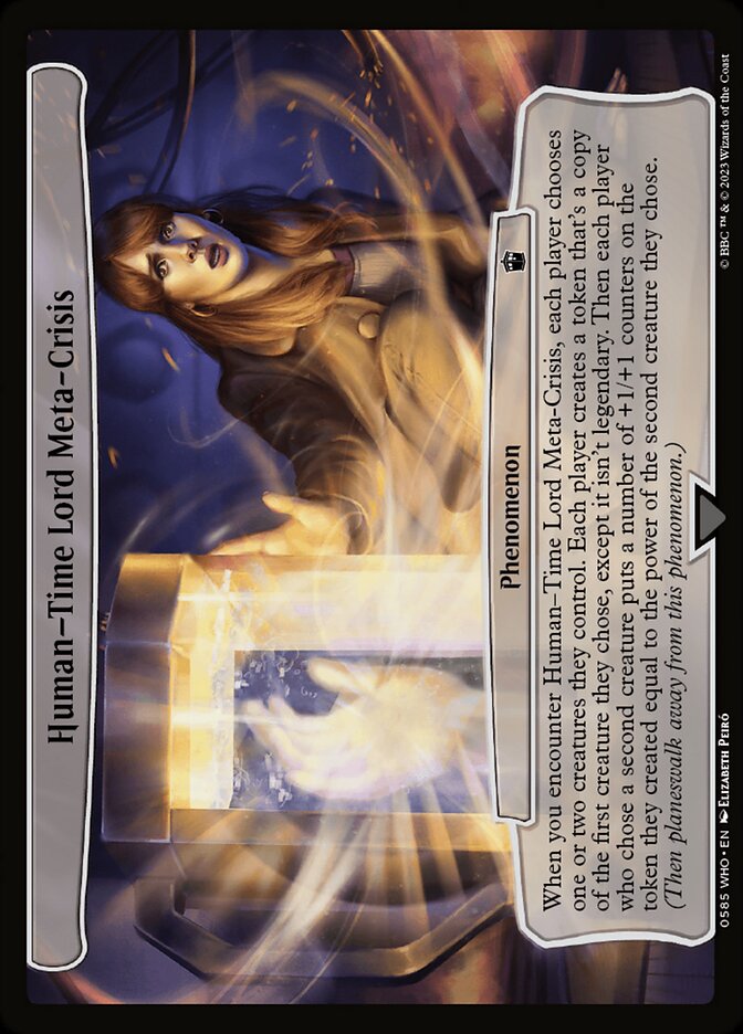 Human—Time Lord Meta-Crisis card front