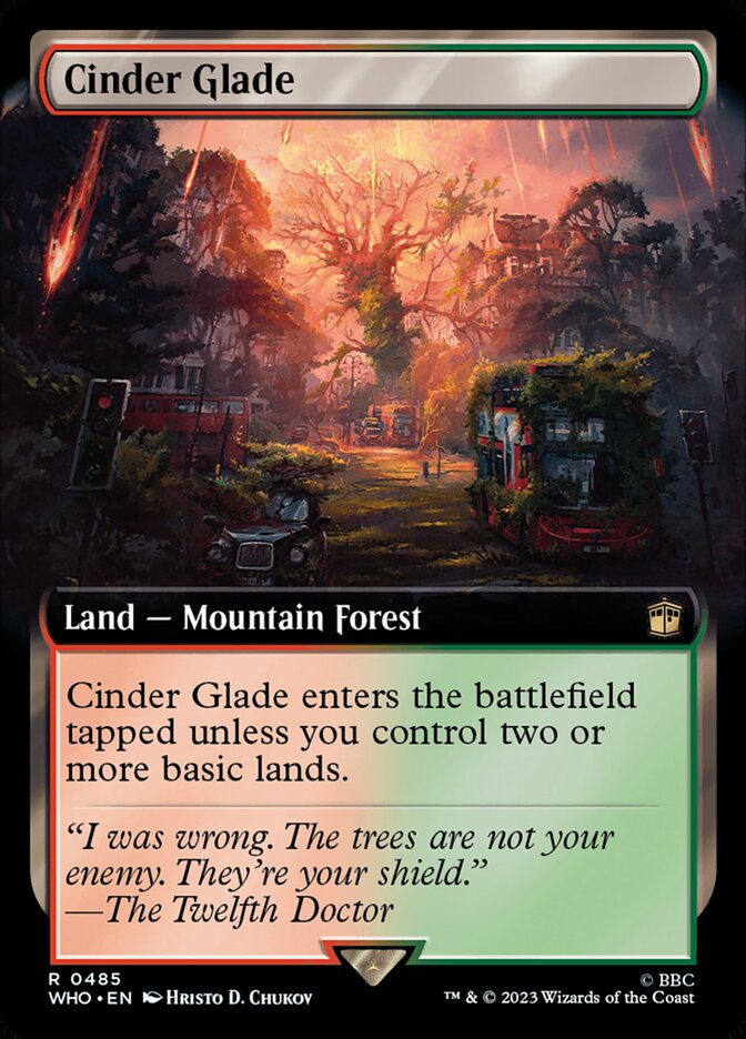 Cinder Glade card front