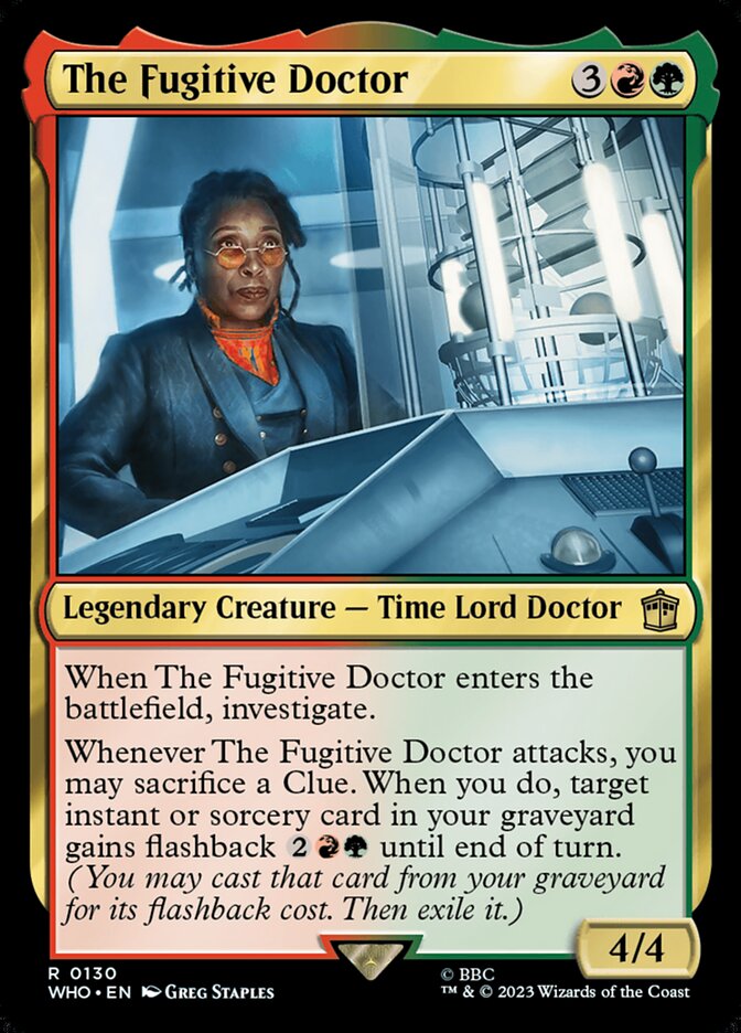 The Fugitive Doctor card front