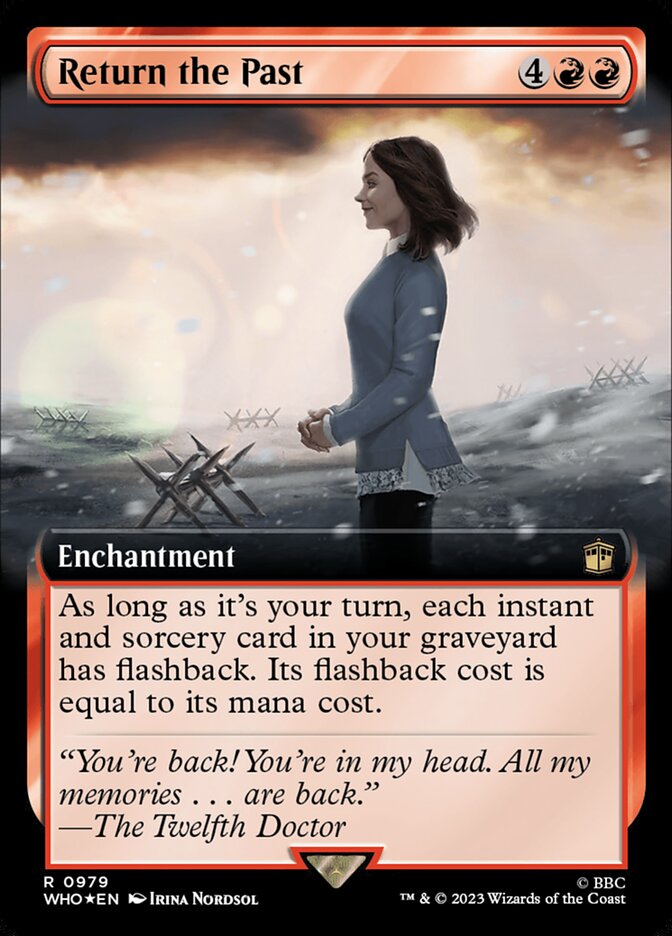 Return the Past card front