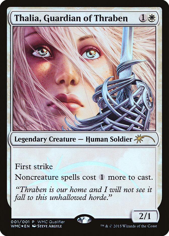 Thalia, Guardian of Thraben card front