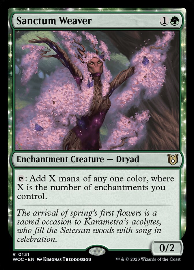 Sanctum Weaver card front