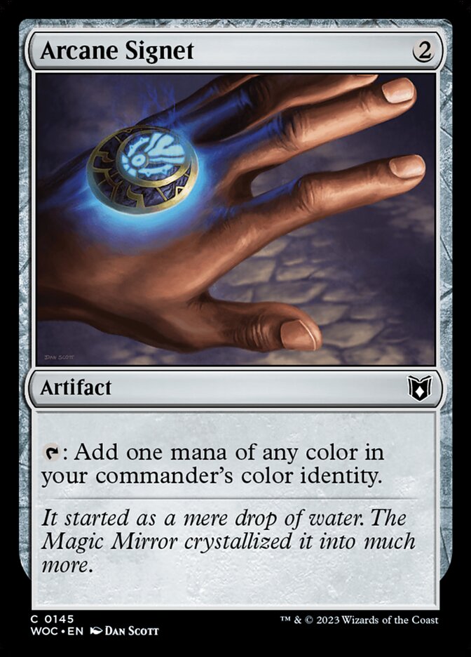 Arcane Signet card front