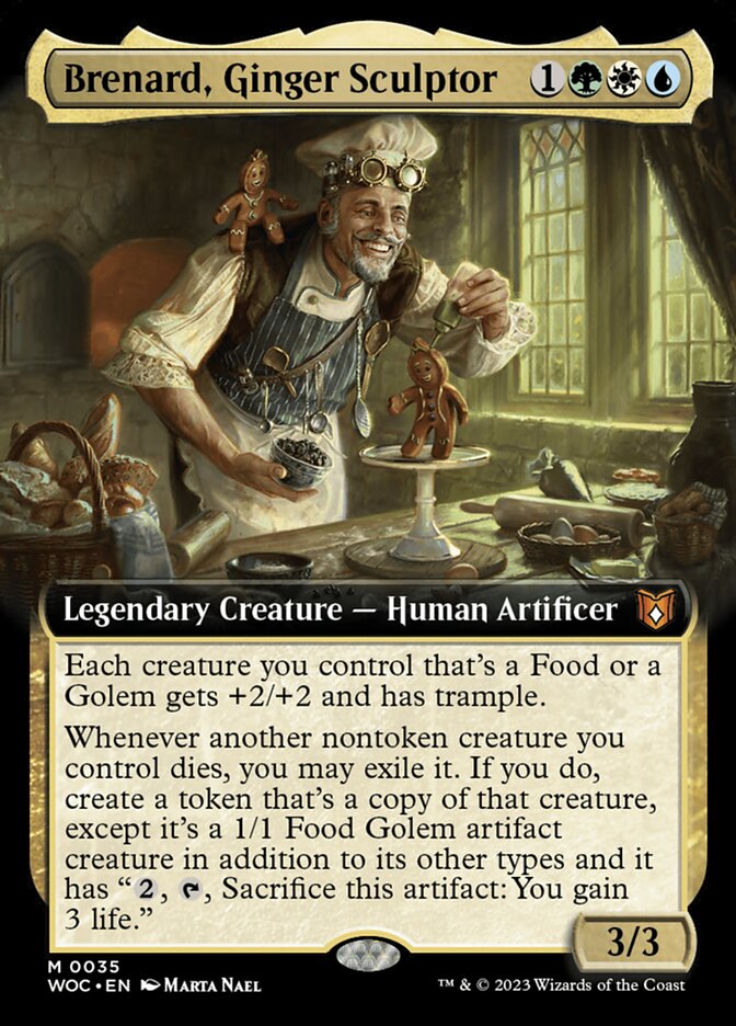 Brenard, Ginger Sculptor card front