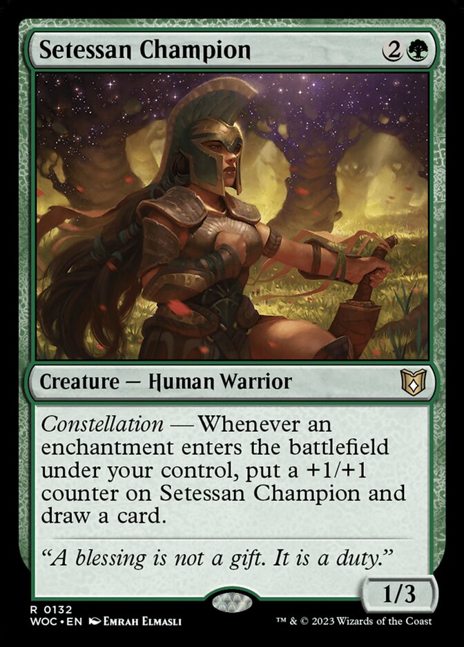 Setessan Champion card front
