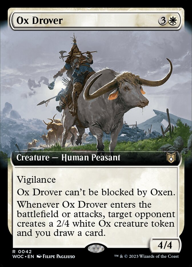 Ox Drover card front