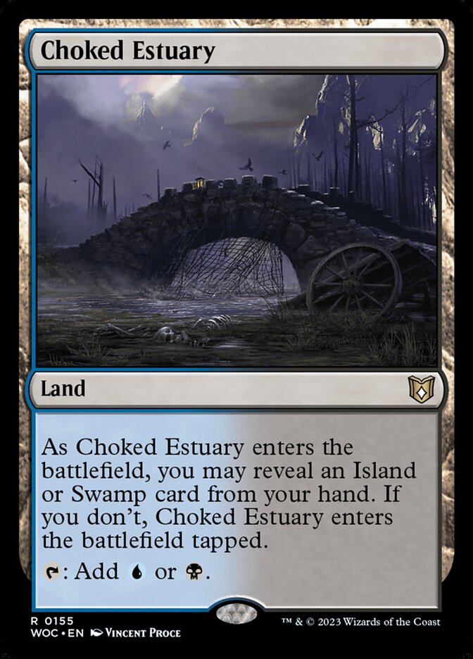 Choked Estuary card front