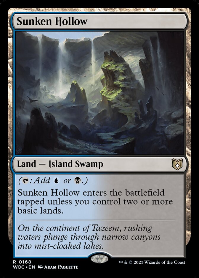 Sunken Hollow card front