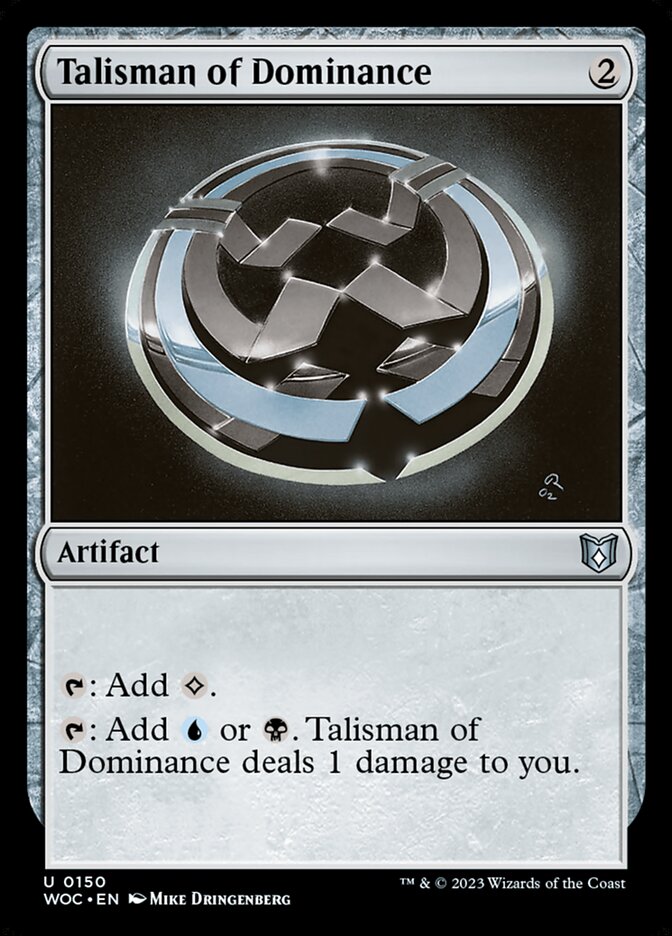 Talisman of Dominance card front